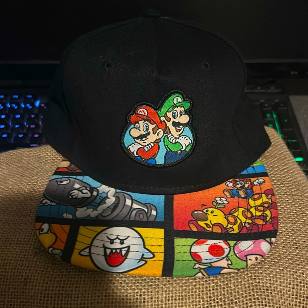 Super Mario and Luigi Cap, Hat
Youth Sized Snapback